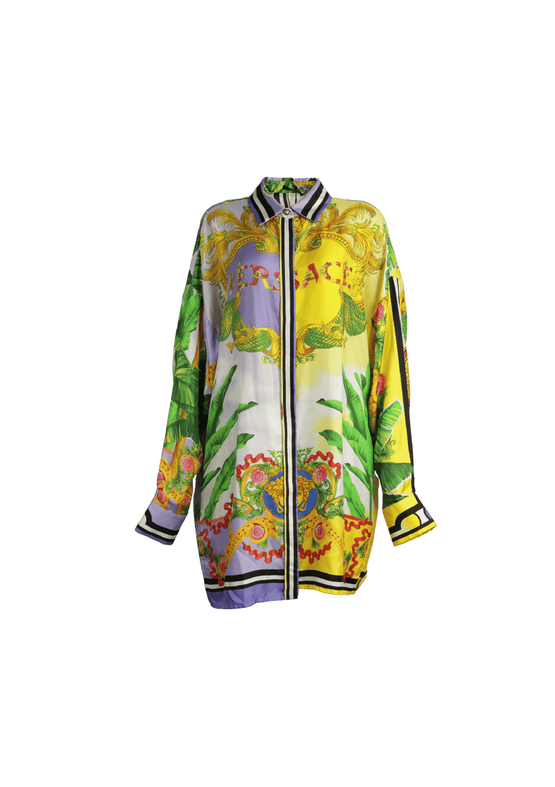 BAROQUE SILK TWILL SHIRT 46