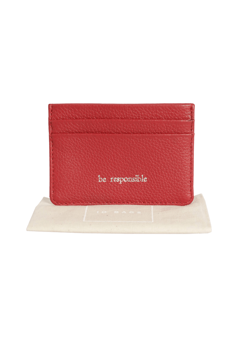 CARD HOLDER MALAGUETA BE RESPONSIBLE