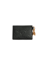 MONOGRAM EMPREINTE CHARMS CARD HOLDER