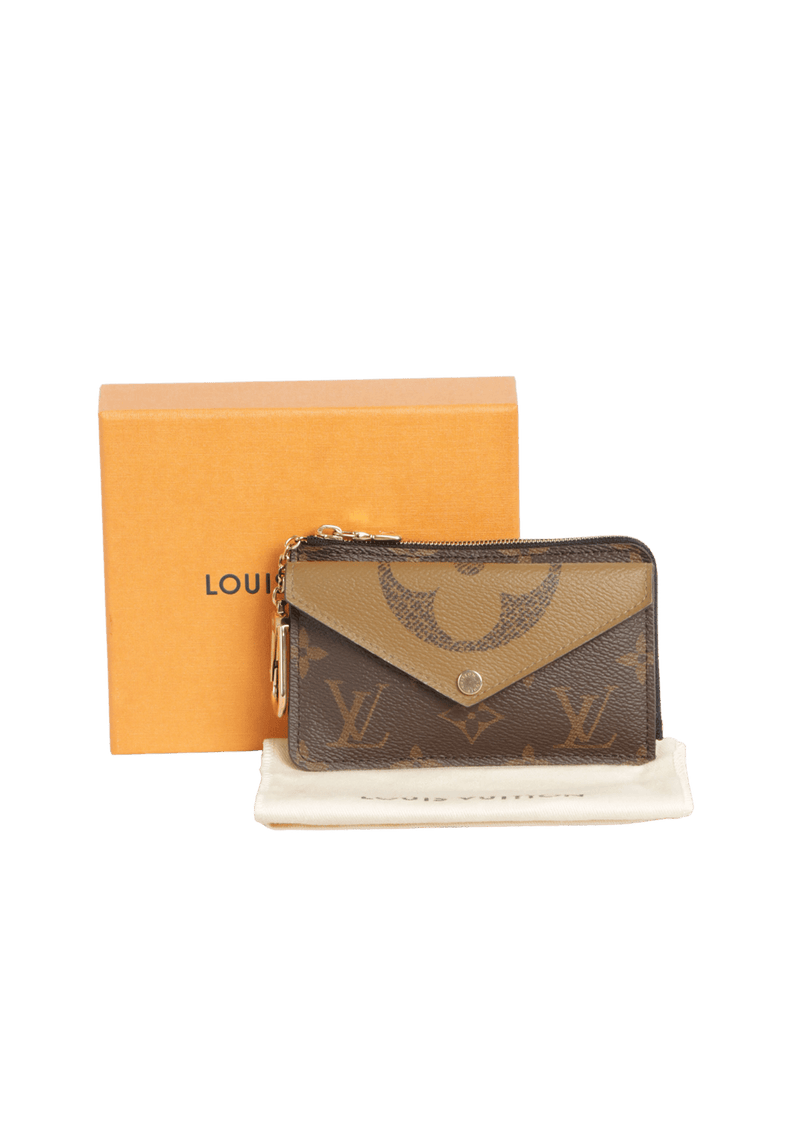 REVERSE MONOGRAM RECTO VERSO CARD HOLDER