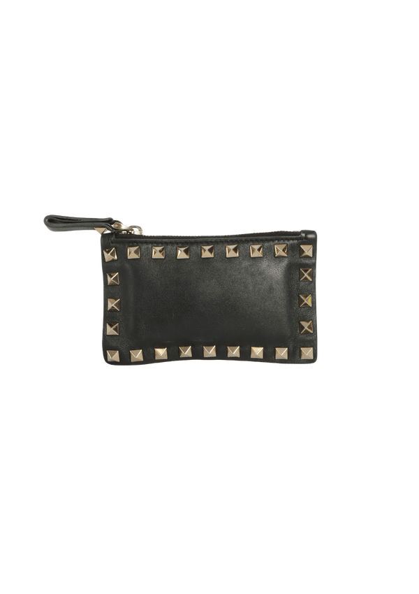 ROCKSTUD COIN CASE CARD HOLDER