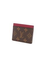 MONOGRAM CARD HOLDER