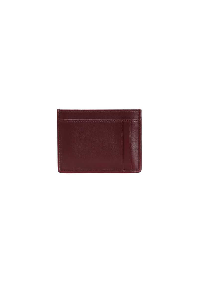 LEATHER MATELASSE CARD HOLDER