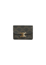 TRIOMPHE CARD HOLDER WITH FLAP