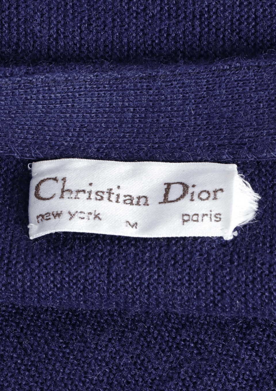 CARDIGAN CHRISTIAN DIOR VINTAGE CARDIGAN AZUL M ORIGINAL CARDIGAN CHRISTIAN DIOR VINTAGE CARDIGAN AZUL M ORIGINAL