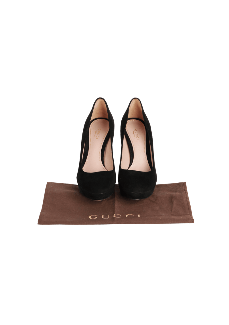 SUEDE PUMPS 36