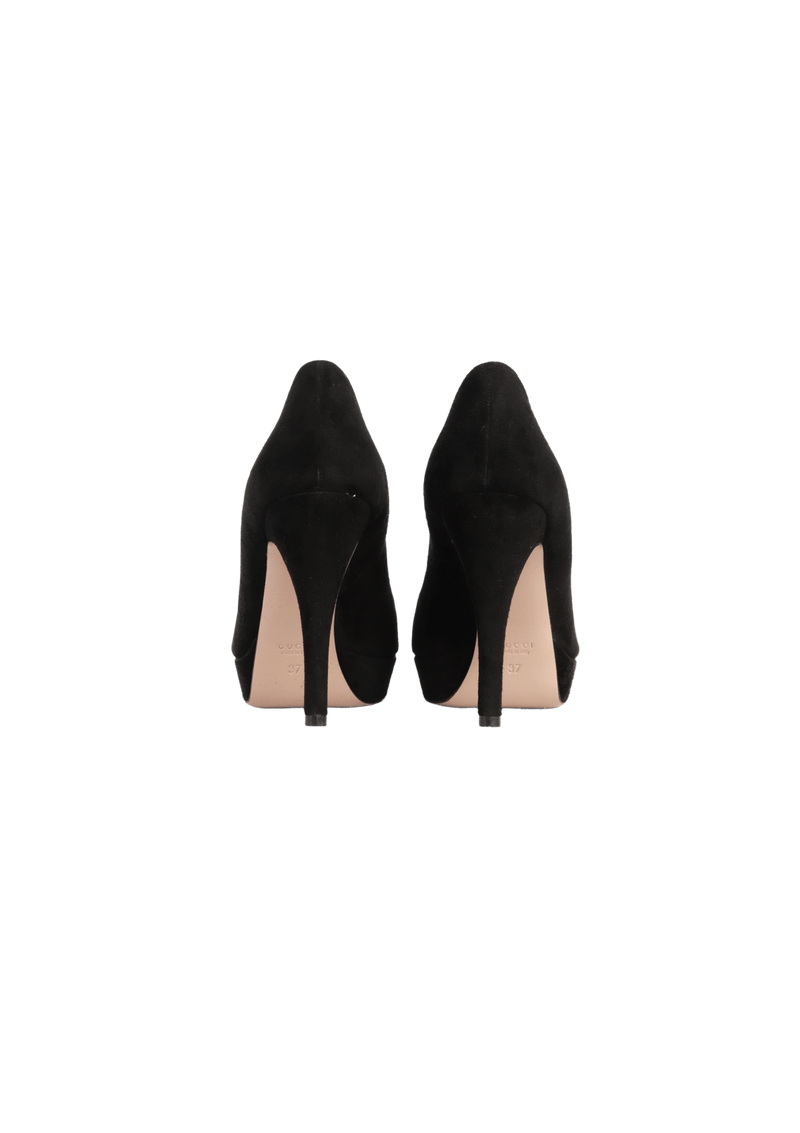 SUEDE PUMPS 36