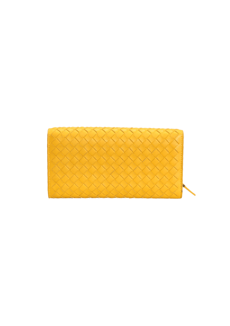 INTRECCIATO WEAVE CONTINENTAL WALLET