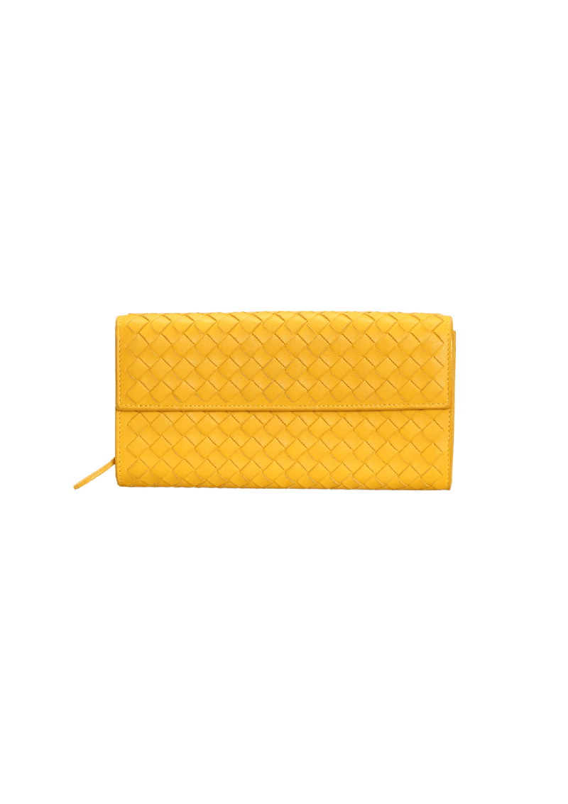 INTRECCIATO WEAVE CONTINENTAL WALLET