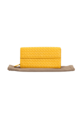 INTRECCIATO WEAVE CONTINENTAL WALLET