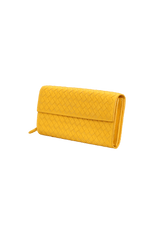 INTRECCIATO WEAVE CONTINENTAL WALLET