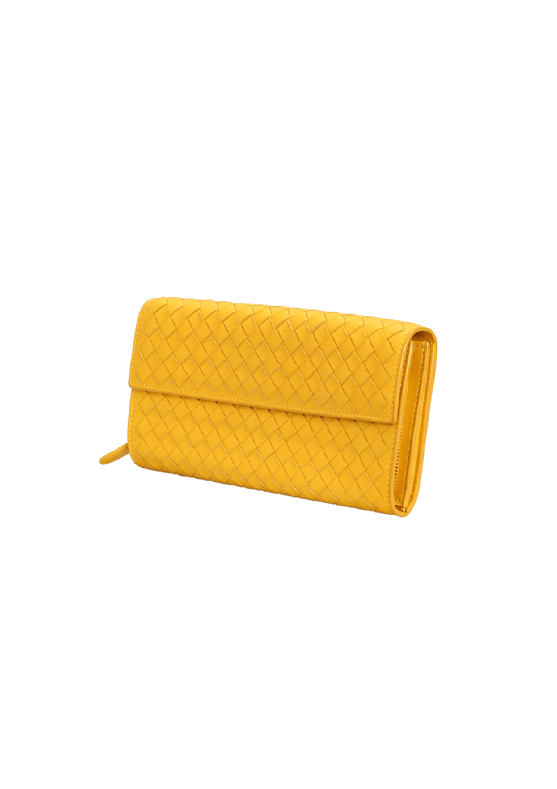 INTRECCIATO WEAVE CONTINENTAL WALLET