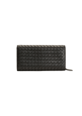 INTRECCIATO WEAVE CONTINENTAL WALLET