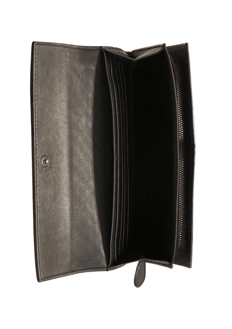 INTRECCIATO WEAVE CONTINENTAL WALLET