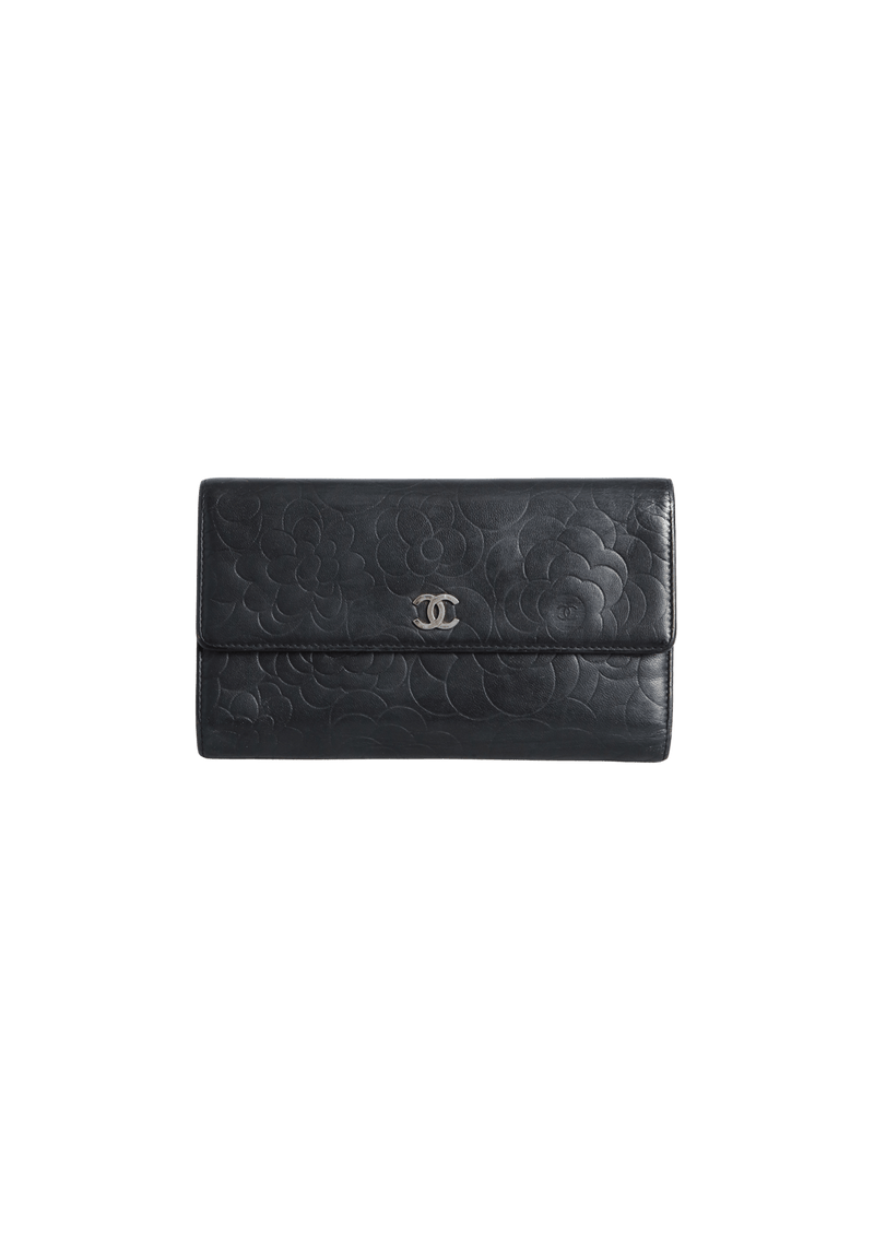 CAMELLIA  BIFOLD LONG WALLET