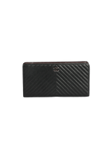 CHEVRON BI-FOLD CAVIAR WALLET