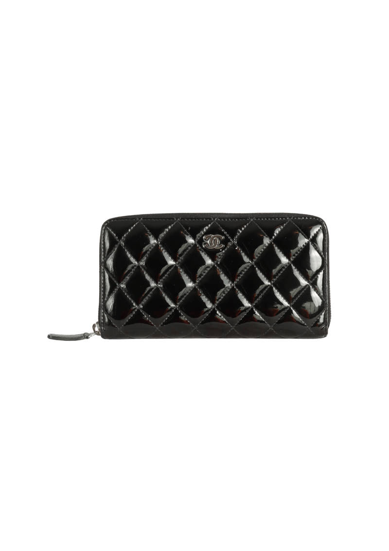 PATENT LEATHER CC WALLET