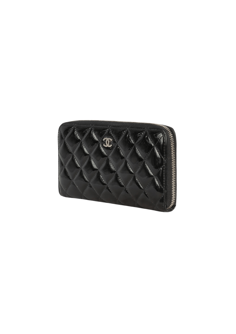 PATENT LEATHER CC WALLET