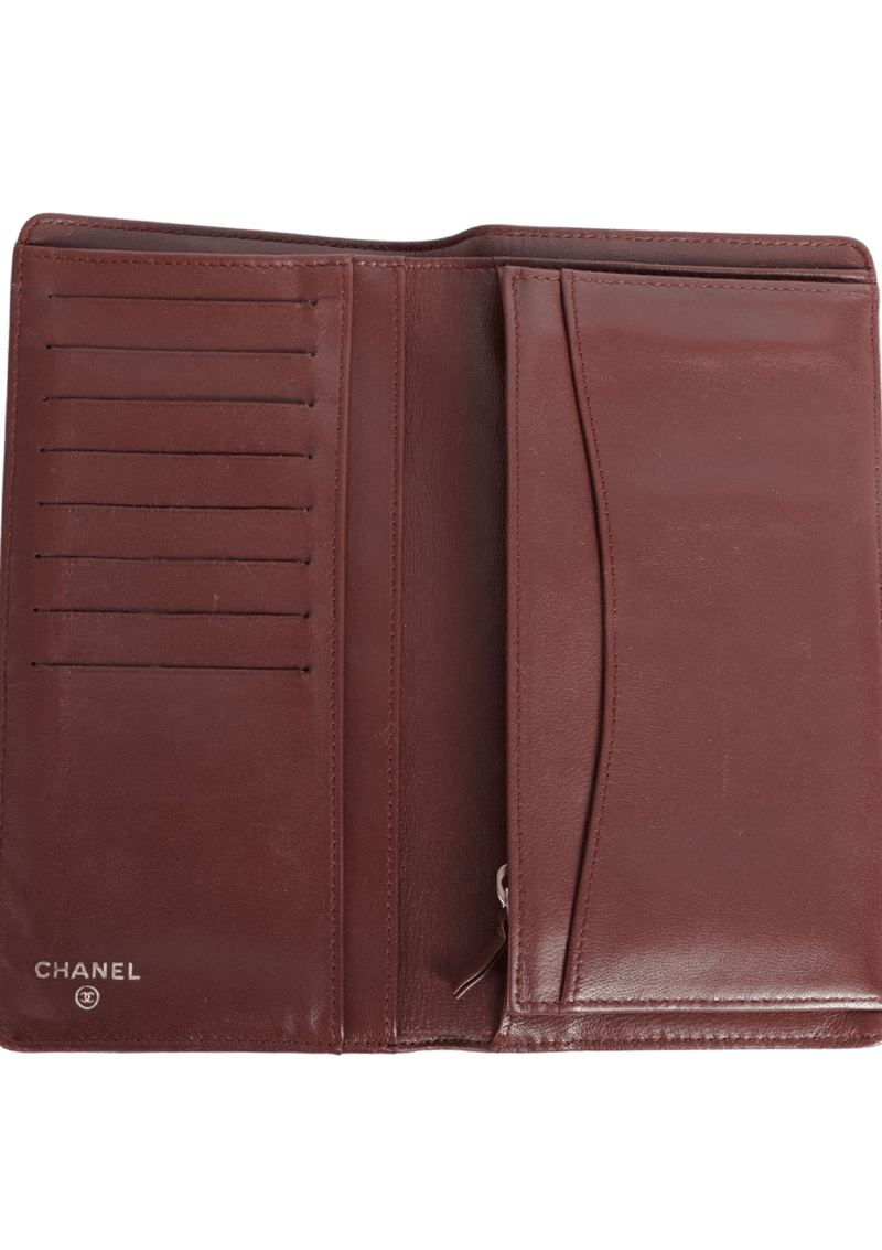 QUILTED L-YEN LAMBSKIN WALLET