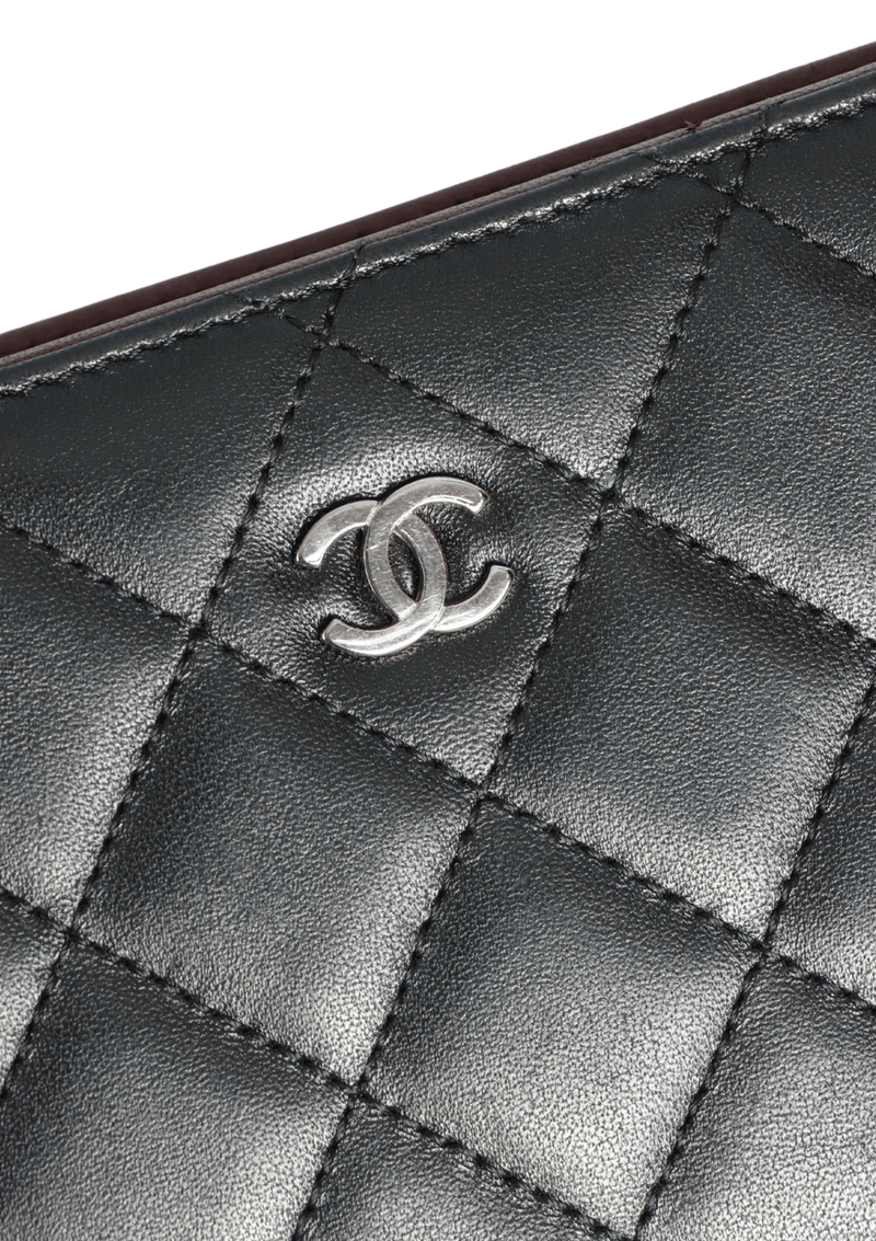 QUILTED L-YEN LAMBSKIN WALLET