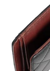 QUILTED L-YEN LAMBSKIN WALLET