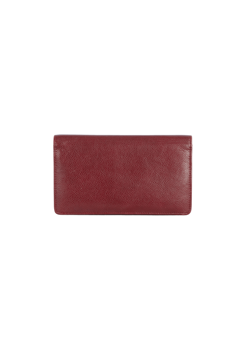 TIMELESS CC YEN BIFOLD CAVIAR