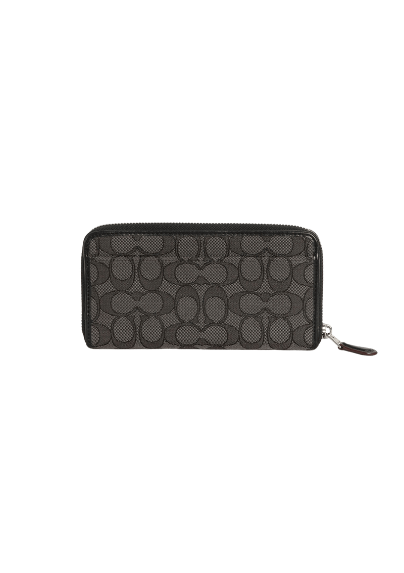 SIGNATURE ZIP AROUND WALLET