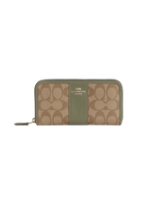 SIGNATURE ZIP AROUND WALLET