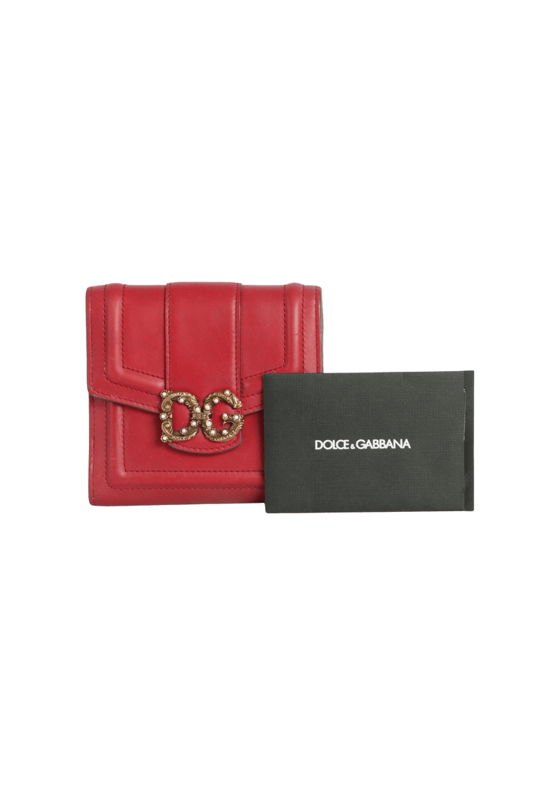 DG AMORE TRIFOLD WALLET