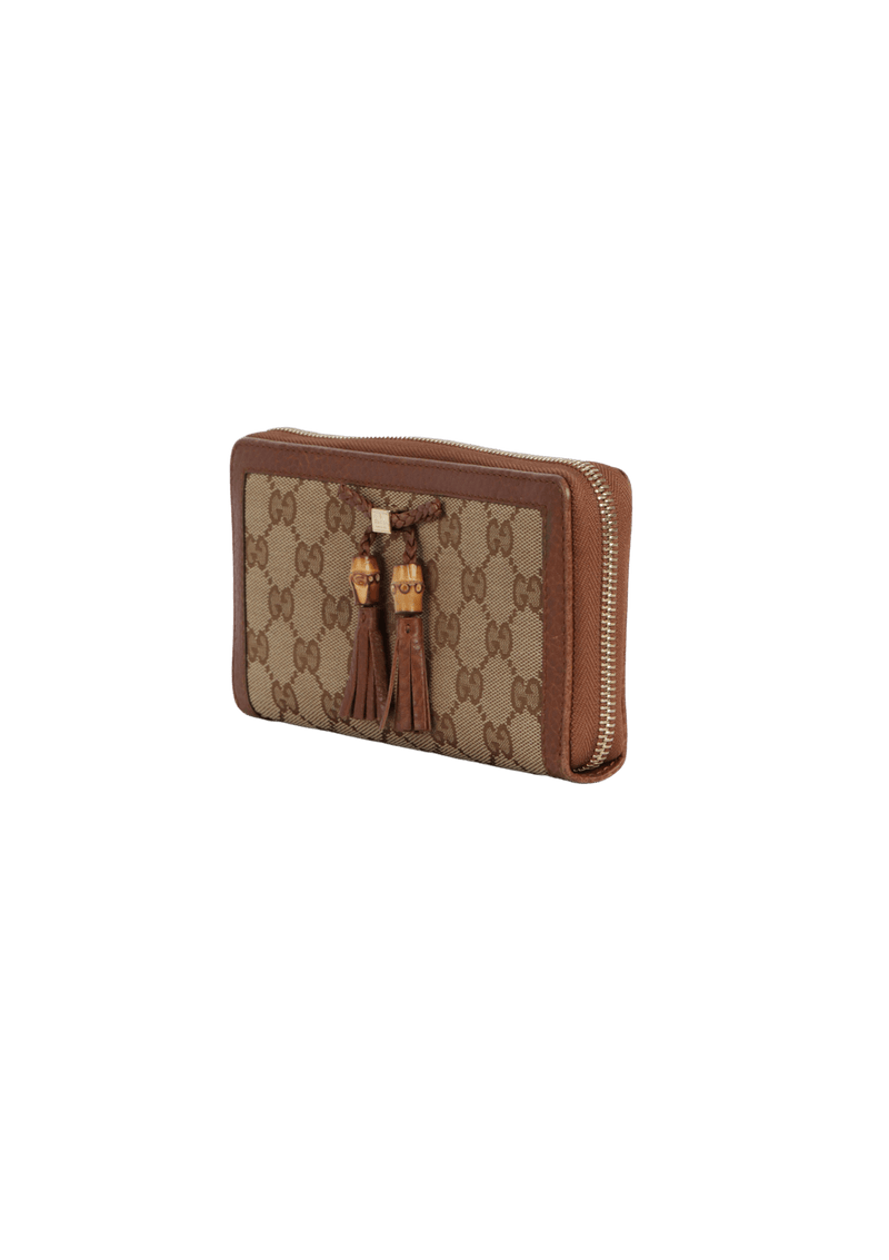 GG CANVAS BAMBOO WALLET