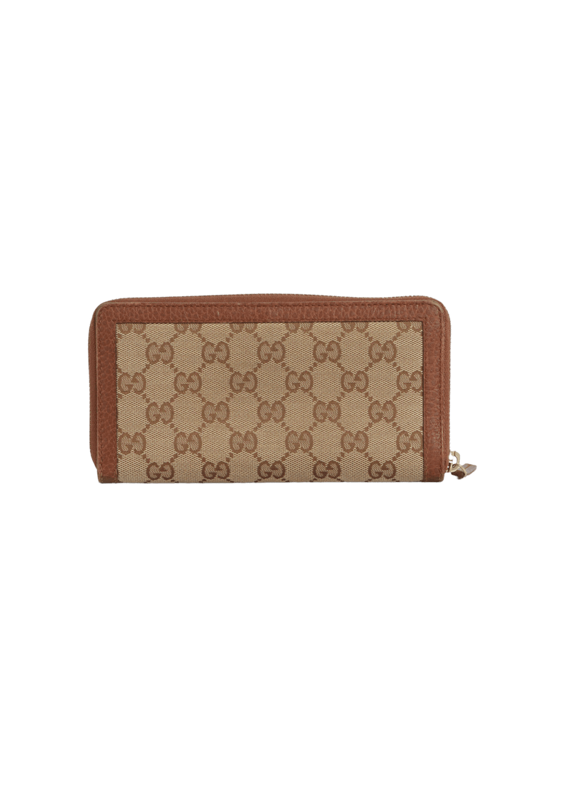 GG CANVAS BAMBOO WALLET