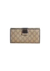 GG SUPREME ICON BAR CONTINENTAL FLAP WALLET