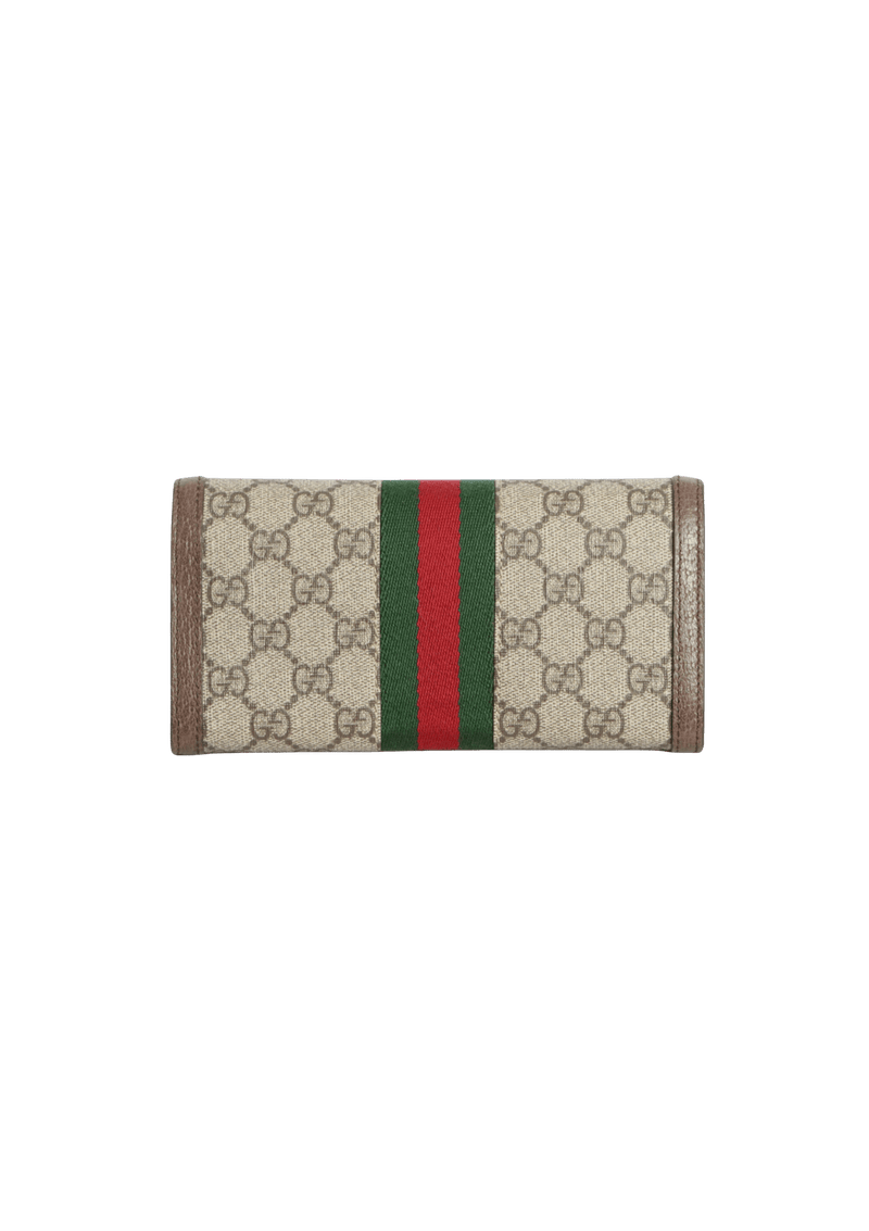 GG SUPREME OPHIDIA CONTINENTAL WALLET