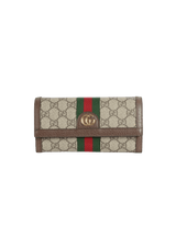 GG SUPREME OPHIDIA CONTINENTAL WALLET