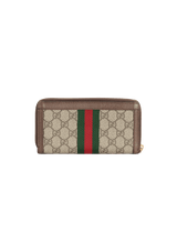 OPHIDIA GG ZIP AROUND WALLET