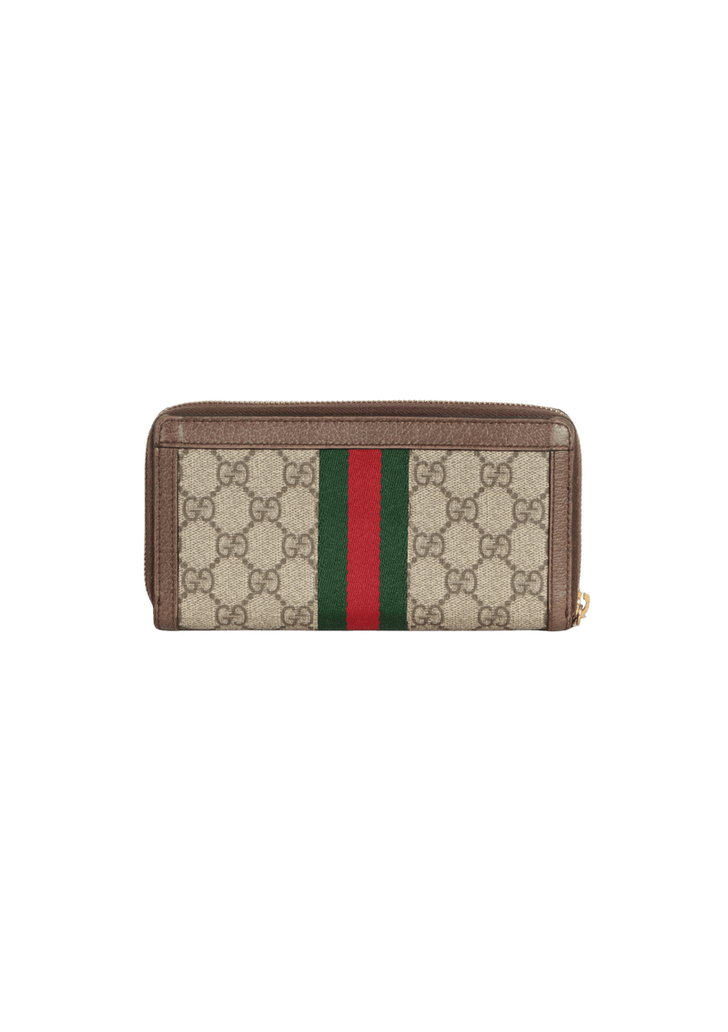 OPHIDIA GG ZIP AROUND WALLET