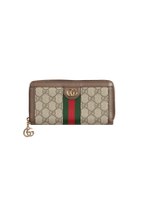 OPHIDIA GG ZIP AROUND WALLET