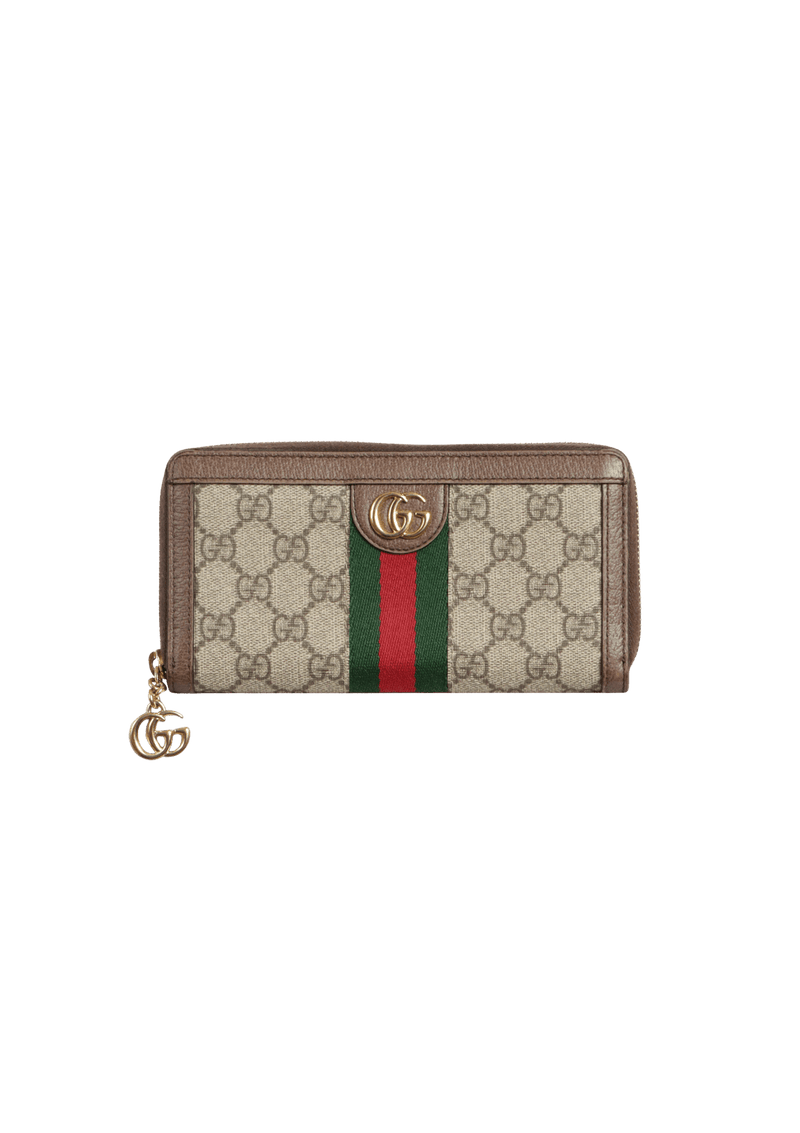 OPHIDIA GG ZIP AROUND WALLET