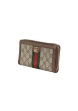 OPHIDIA GG ZIP AROUND WALLET