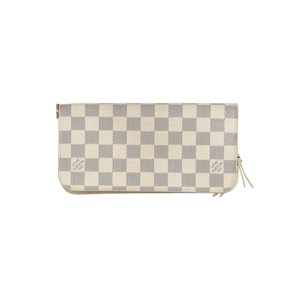 LOUIS VUITTON Damier Azur Articles de Voyage Insolite Wallet