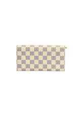 DAMIER AZUR SARAH WALLET