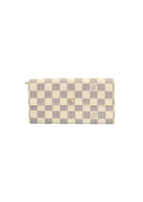 DAMIER AZUR SARAH WALLET