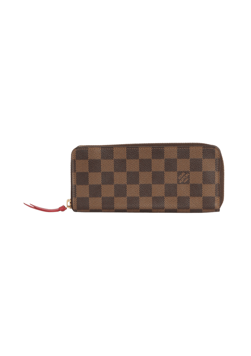 DAMIER ÉBÈNE CLEMENCE WALLET