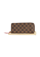 DAMIER ÉBÈNE CLEMENCE WALLET