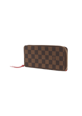 DAMIER ÉBÈNE CLEMENCE WALLET