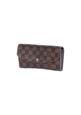 DAMIER ÉBÈNE EMILIE WALLET