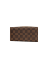 DAMIER ÉBÈNE SARAH WALLET