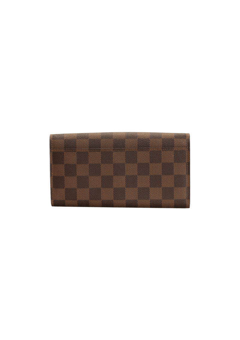 DAMIER ÉBÈNE SARAH WALLET