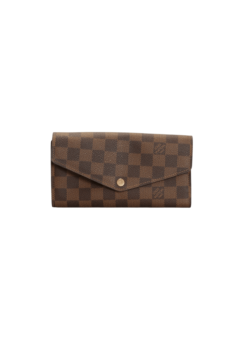 DAMIER ÉBÈNE SARAH WALLET