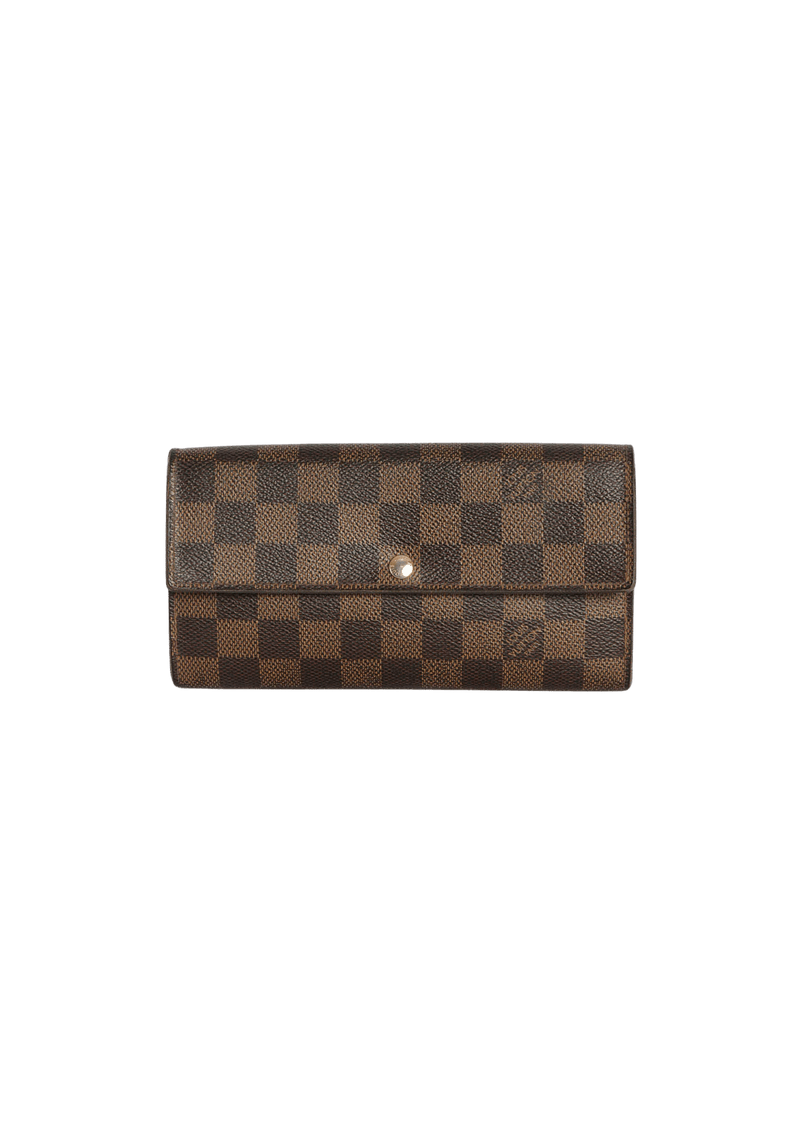 DAMIER ÉBÈNE SARAH WALLET